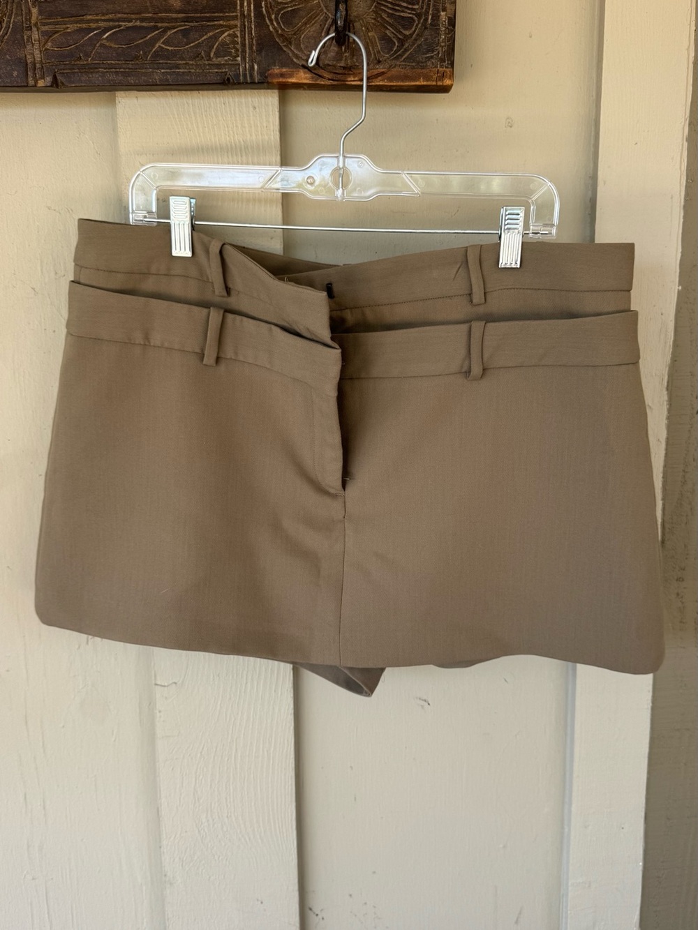 Zara Brown Mini Skort